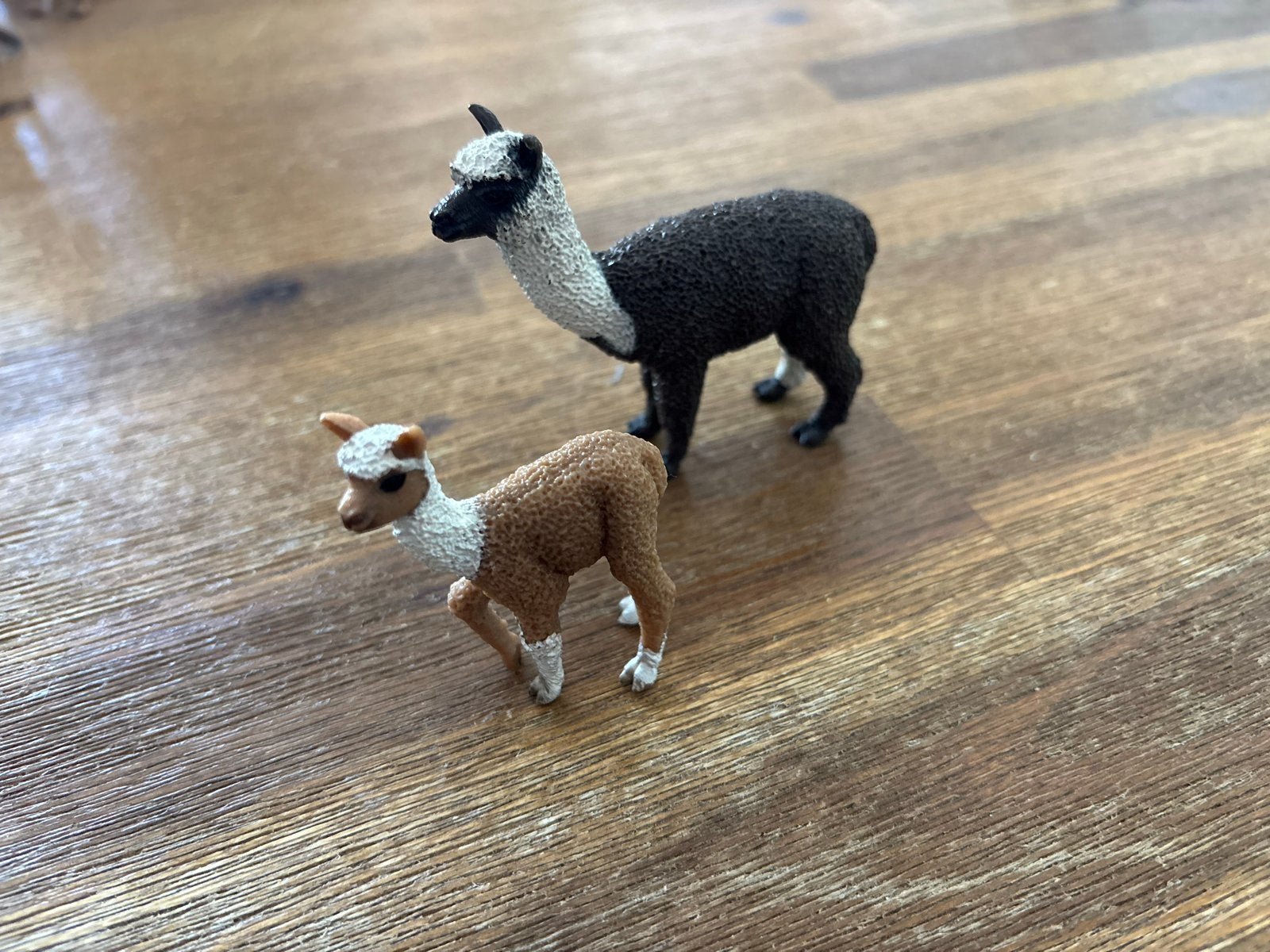 Schleich Alpaca Moeder en Veulen, Ophalen of Verzenden, Zo goed als nieuw