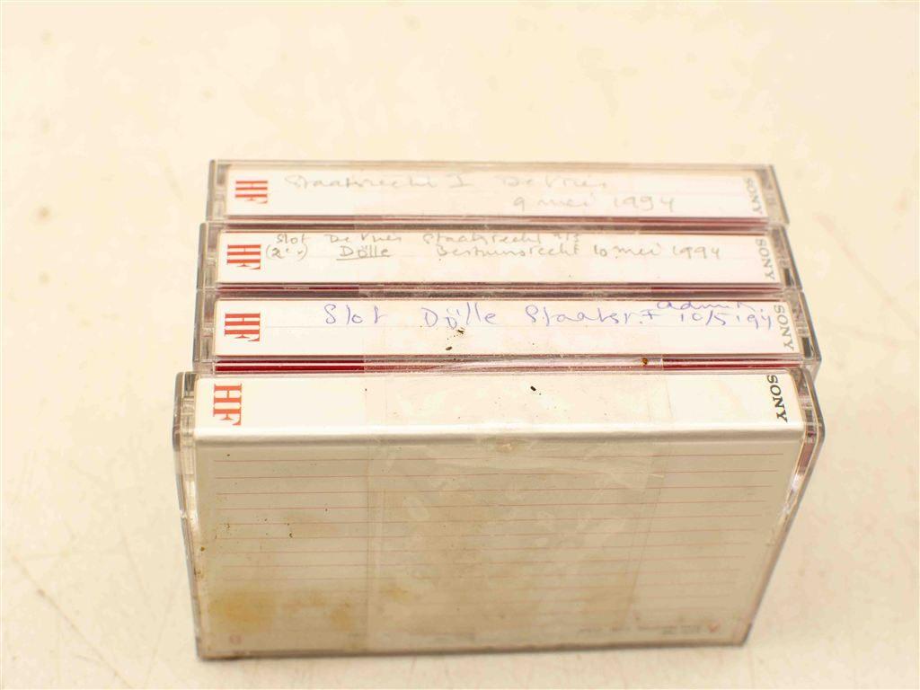 4 Sony cassettbandjes 38215, Ophalen of Verzenden, Gebruikt, Overige genres, 1 bandje