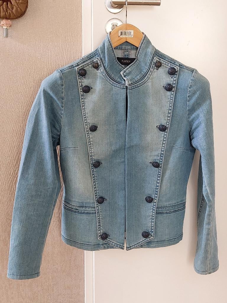 Purdey denim dames jasje, Maat 38/40 (M), Blauw, Nieuw, Ophalen of Verzenden