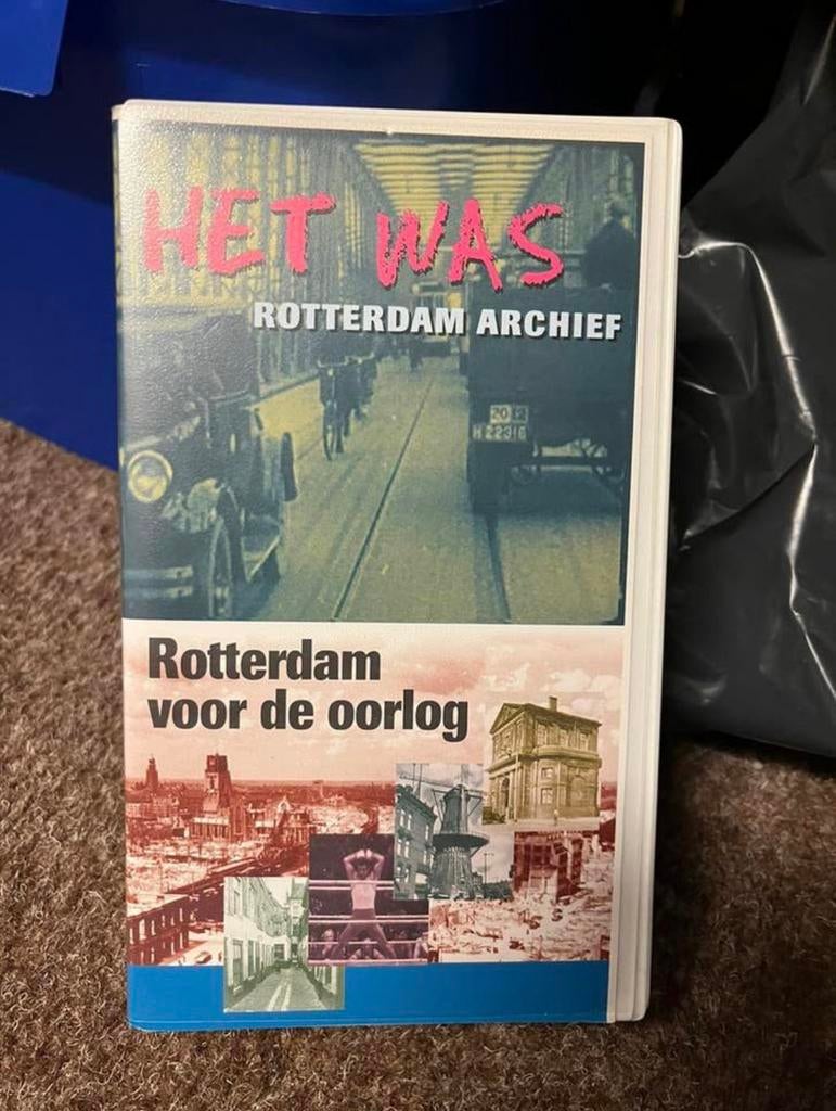 Videoband VHS rotterdam archief voor de oorlog, Ophalen of Verzenden, Zo goed als nieuw