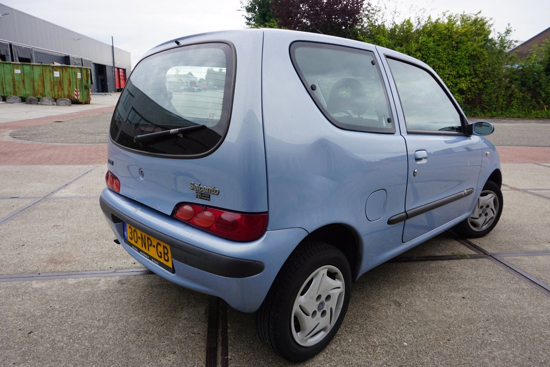 Fiat Seicento 1.1 Active, Auto's, Voorwielaandrijving, Stof, Blauw, Origineel Nederlands