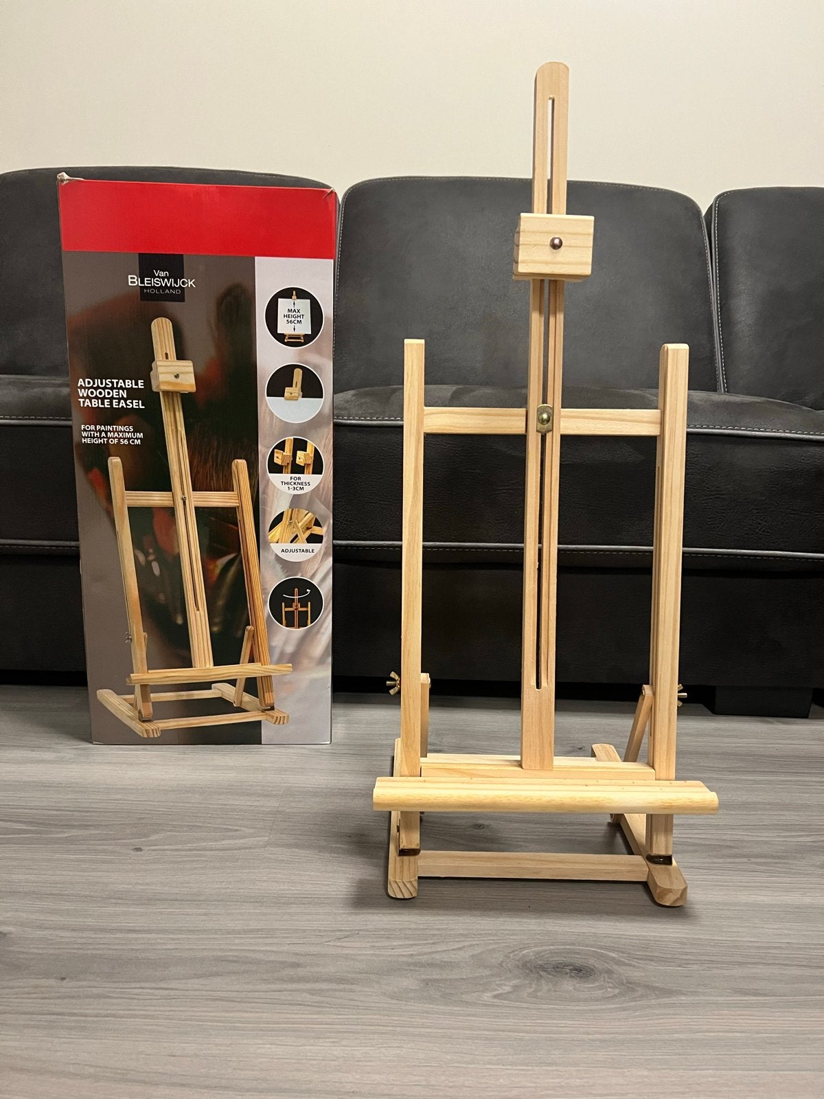 Van Bleiswijck Verstelbare Houten Tafel Ezel, Ophalen, Gebruikt, Ezel