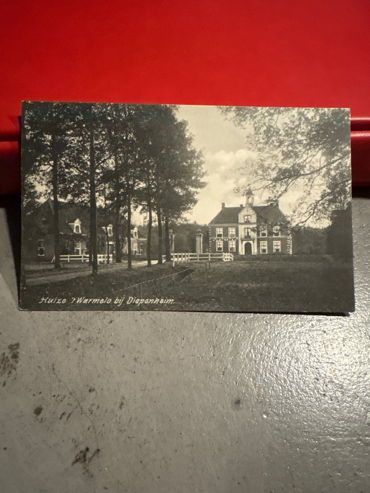 Oude Ansichtkaart Huize Warmelo bij Diepenheim, Verzamelen, Ophalen of Verzenden, Voor 1920, Ongelopen, Gelderland