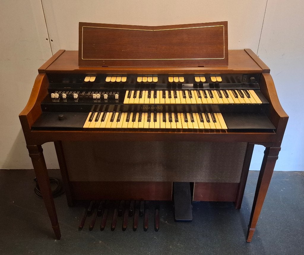 1966 Hammond L-111 Tonewheel Orgel, Muziek en Instrumenten, Orgels, Ophalen, Gebruikt, 2 klavieren, Hammondorgel