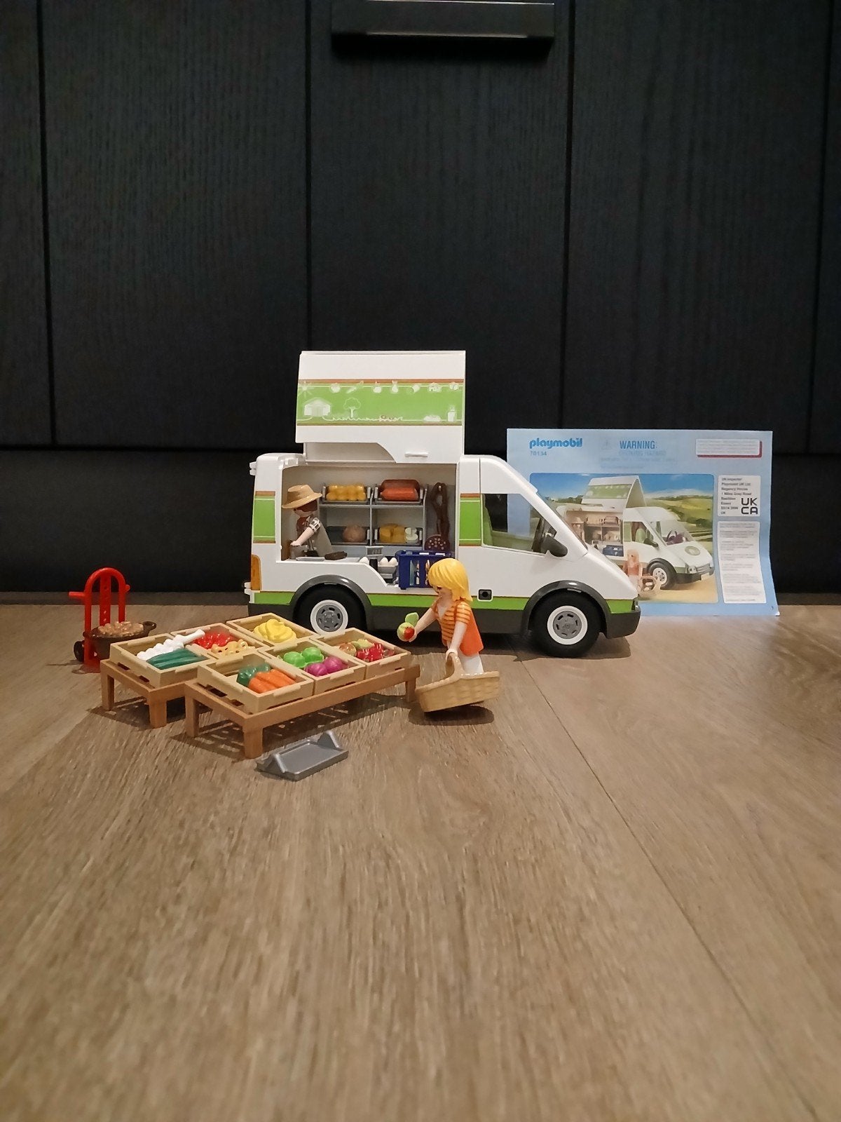 Playmobil 70134 Boerderijwinkel met verse producten, Kinderen en Baby's, Complete set, Voertuig, Ophalen of Verzenden, Zo goed als nieuw