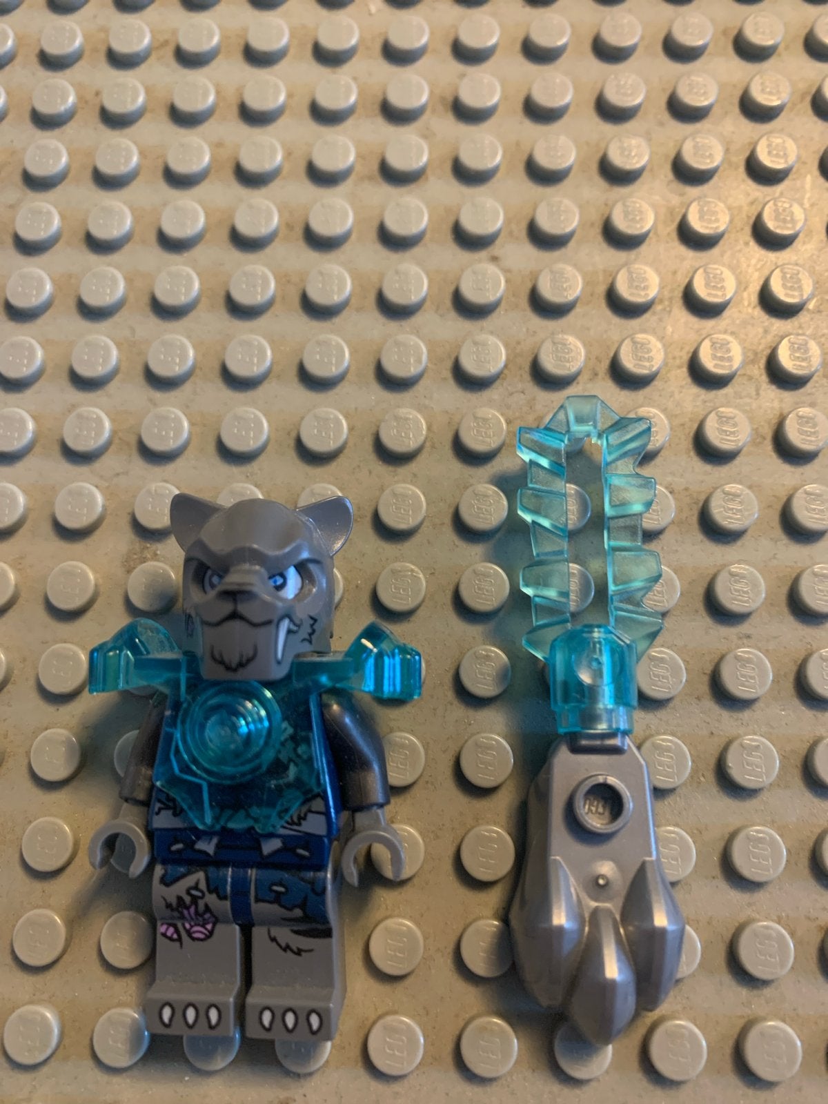 LEGO Chima Minifiguur Winzar met wapen, Gebruikt, Overige thema's, Lego, Ophalen of Verzenden
