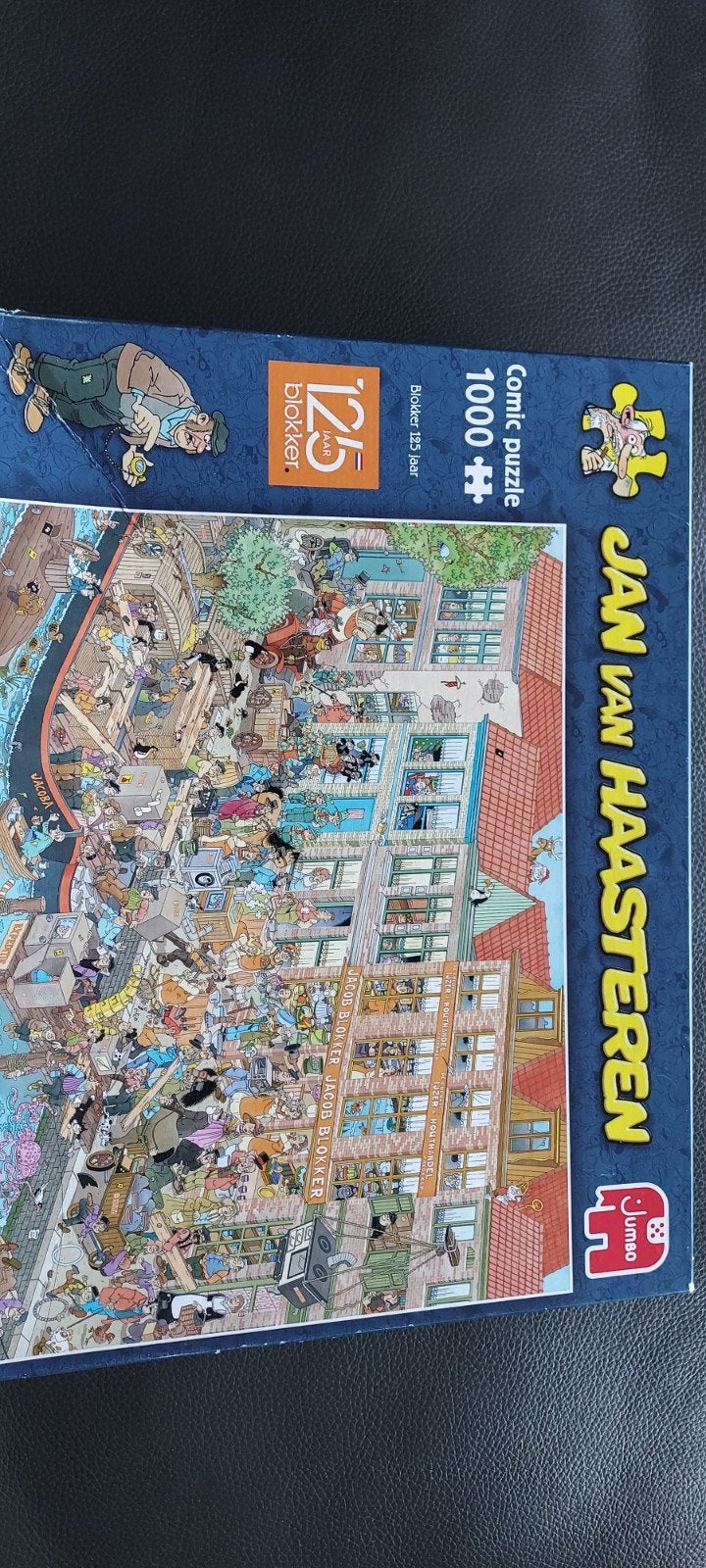 jan van haasteren puzzel, 125 Jr Blokker, Ophalen of Verzenden, 500 t/m 1500 stukjes, Zo goed als nieuw, Legpuzzel