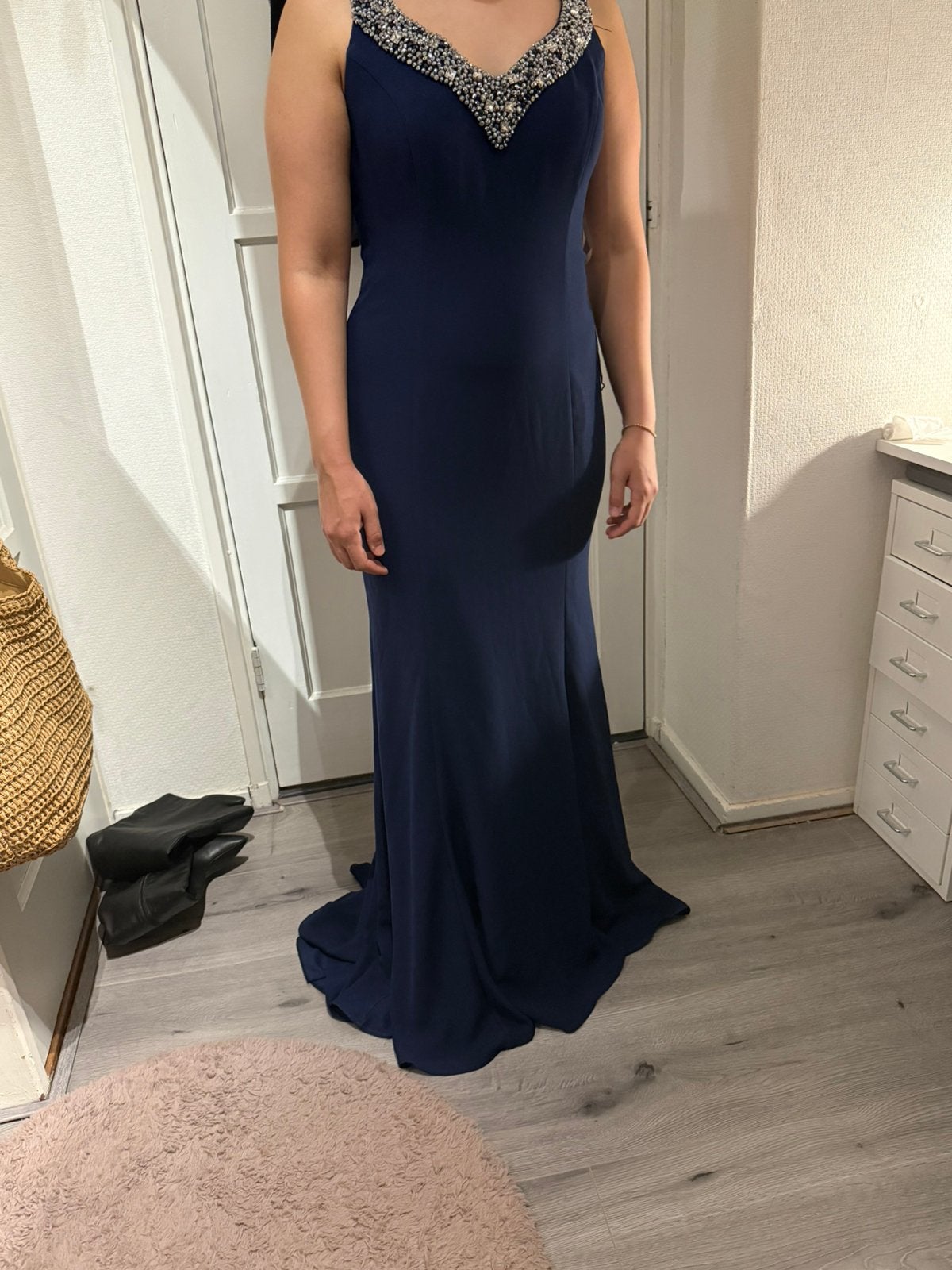Avondjurk maat L, Kleding | Dames, Gelegenheidskleding, Ophalen of Verzenden, Zo goed als nieuw, Galajurk
