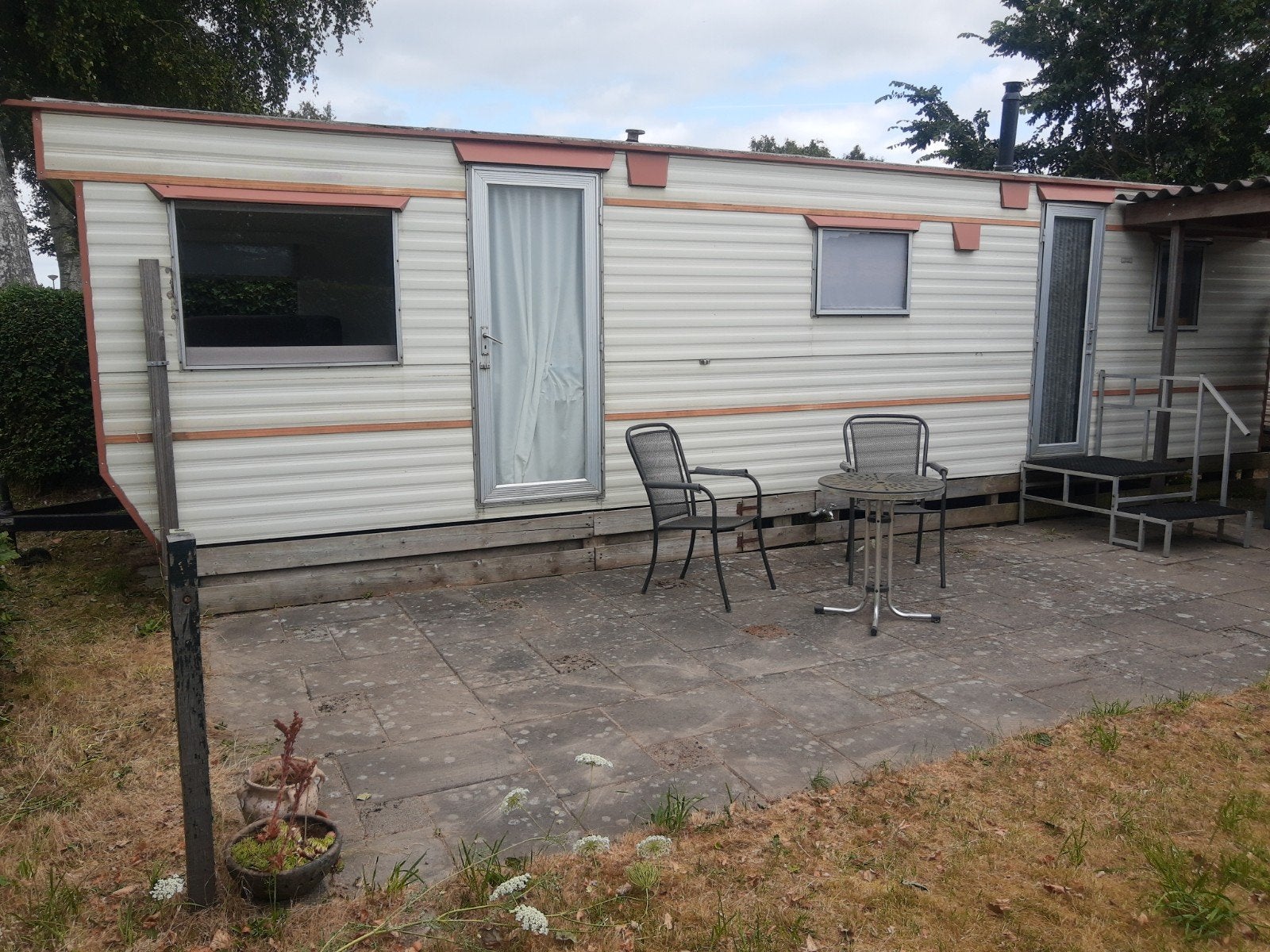 Stacaravan in Terherne, Friesland, Caravans en Kamperen, Stacaravans, Tot en met 4