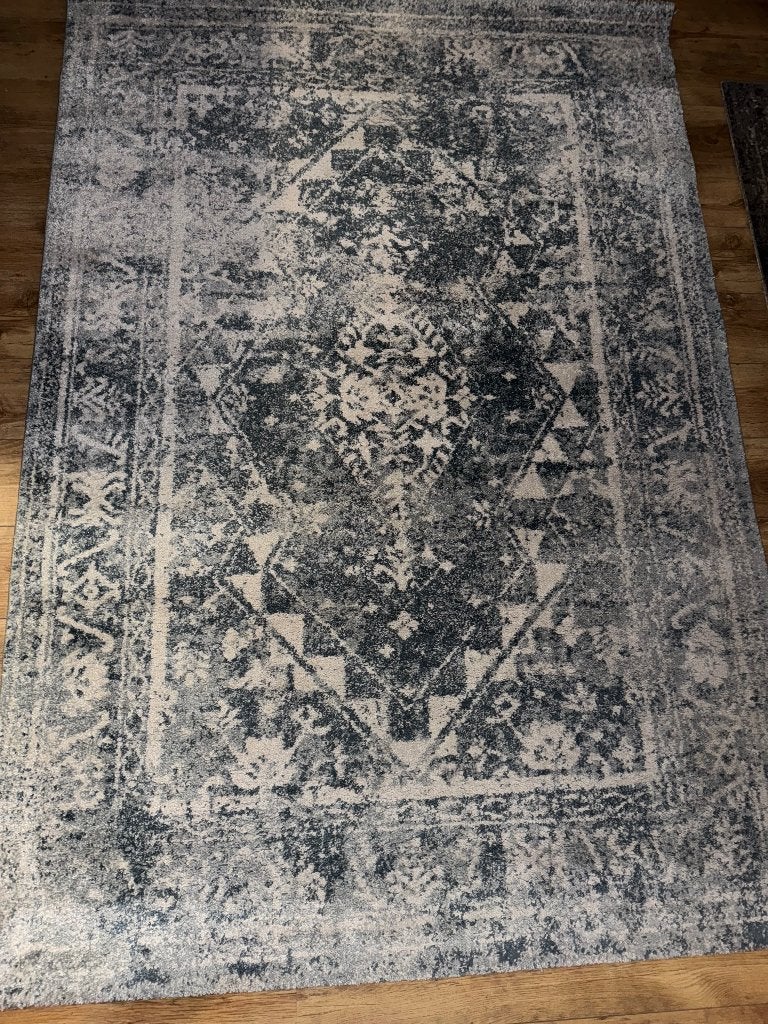 Vloerkleed, Huis en Inrichting, Stoffering | Tapijten en Kleden, Ophalen, Gebruikt, Blauw, 150 tot 200 cm
