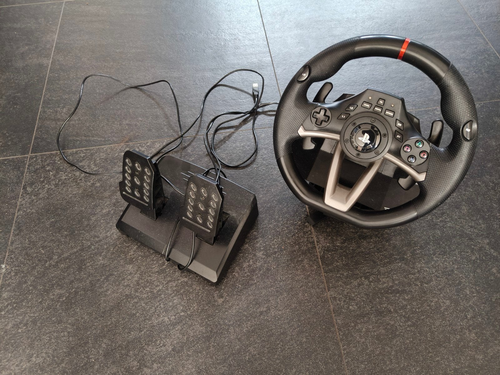 Hori PS4-052 Stuurwiel met Pedalen - Nette Staat, Spelcomputers en Games, Ophalen