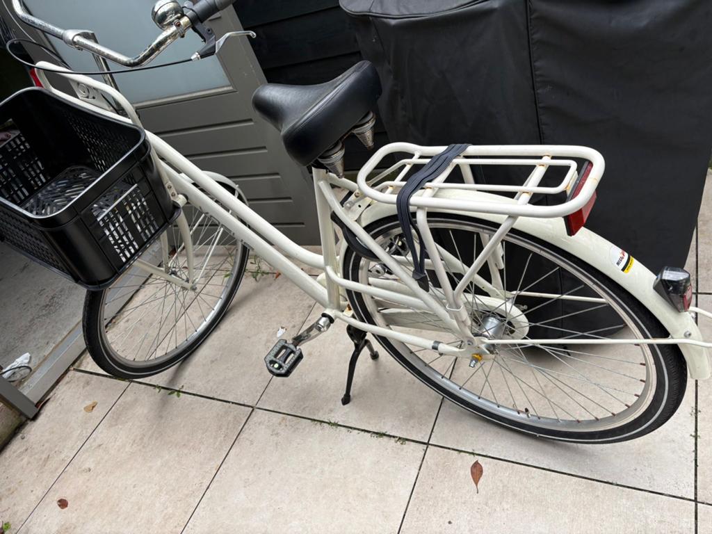 Vogue Dolphin damesfiets met mand, Terugtraprem, 50 tot 53 cm, Ophalen, Overige merken