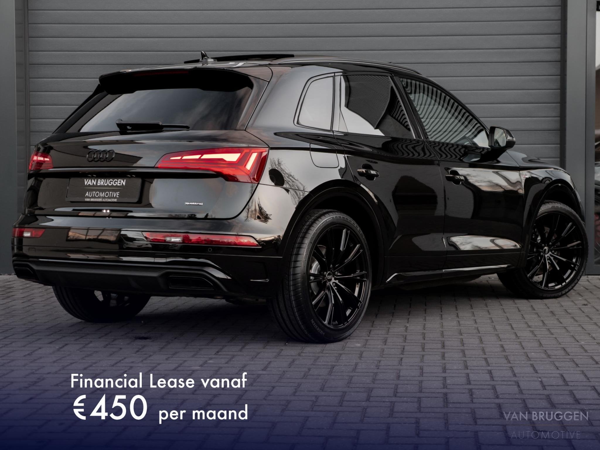 Audi Q5 50 TFSI e S-Line Pano Luchtv Massage B&O 21" BTW, Automaat, 14 kWh, Gebruikt, 4 cilinders