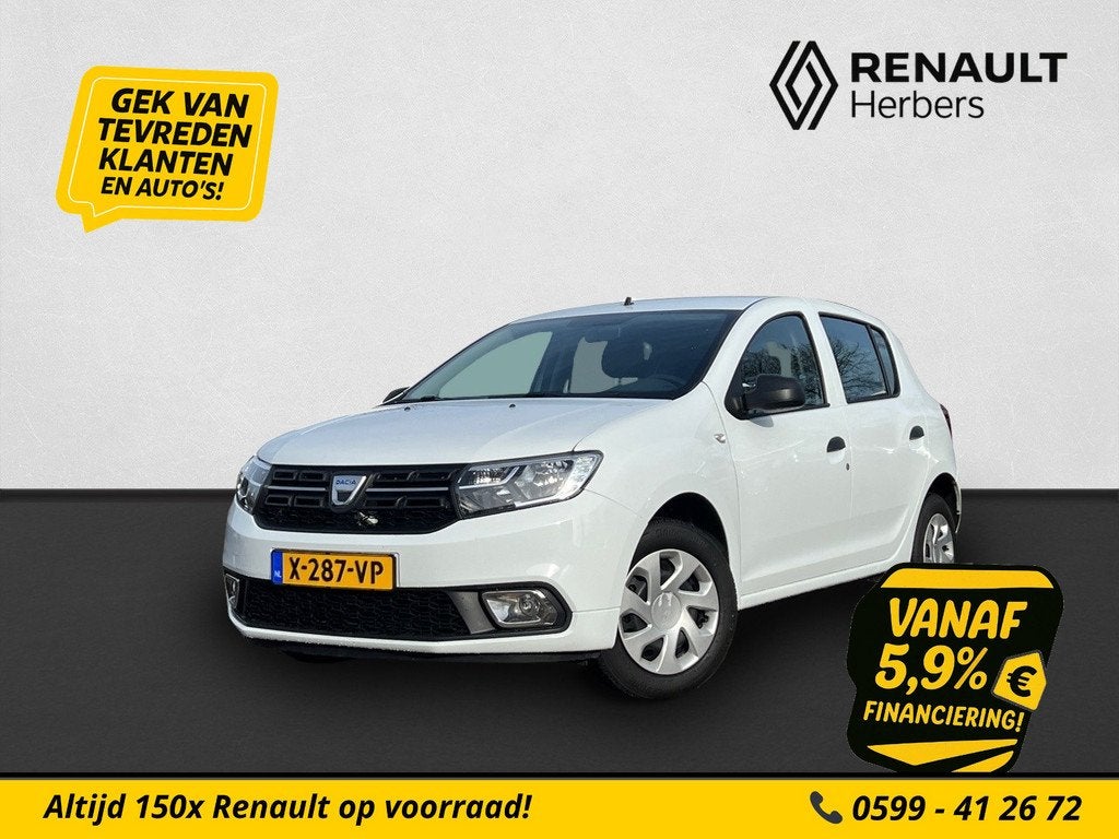 Dacia Sandero 0.9 TCe Essential / AIRCO / slechts 45.435 KM, Auto's, Dacia, Bedrijf, Te koop, Sandero, ABS, Airbags, Airconditioning