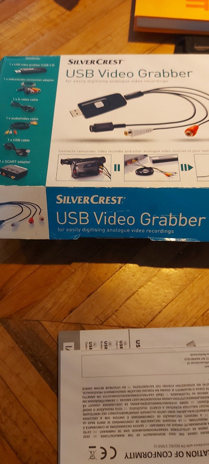 SilverCrest USB Video Grabber voor digitalisering, Ophalen of Verzenden, Gebruikt