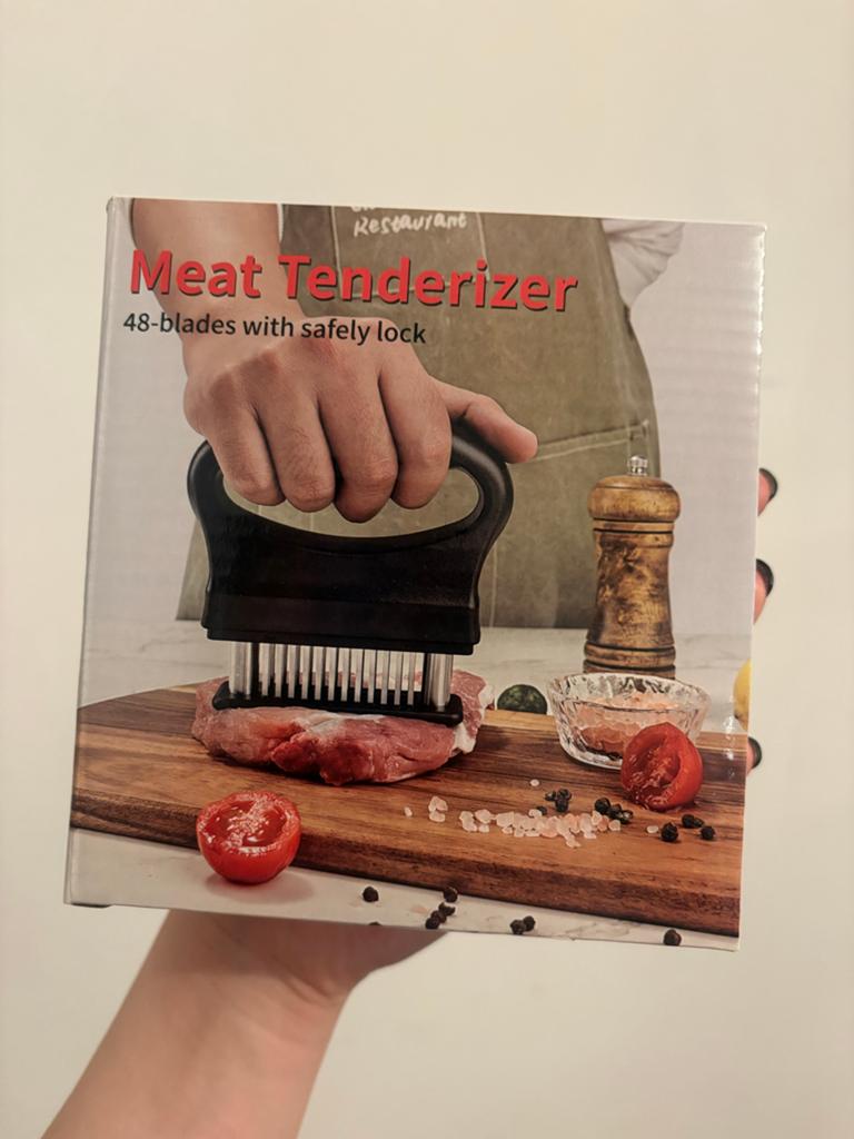 Vleesvermalser - Meat Tenderizer met 48 messen, Overige typen, Kunststof, Ophalen of Verzenden, Zo goed als nieuw