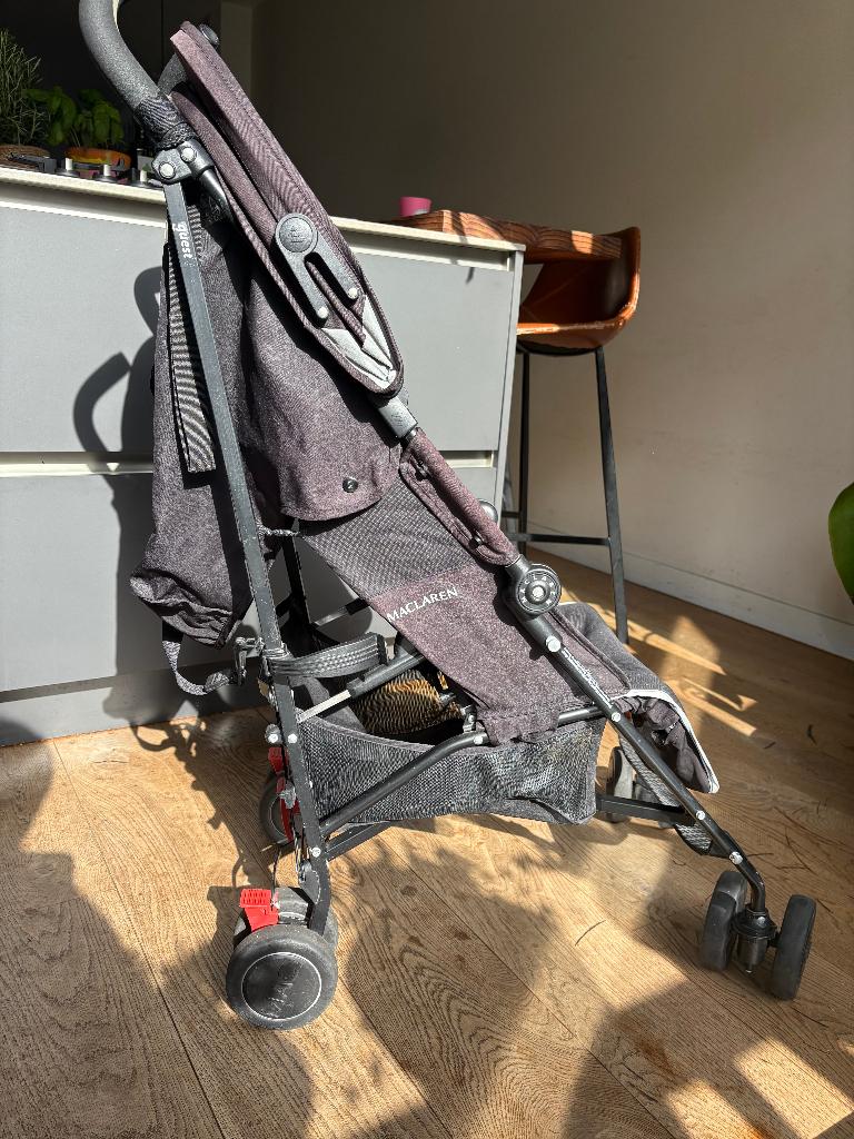 Klassieke MACLAREN QUEST Buggy inclusief originele regenhoes, Kinderen en Baby's, Buggy's, Ophalen, Gebruikt, Maclaren, Verstelbare rugleuning