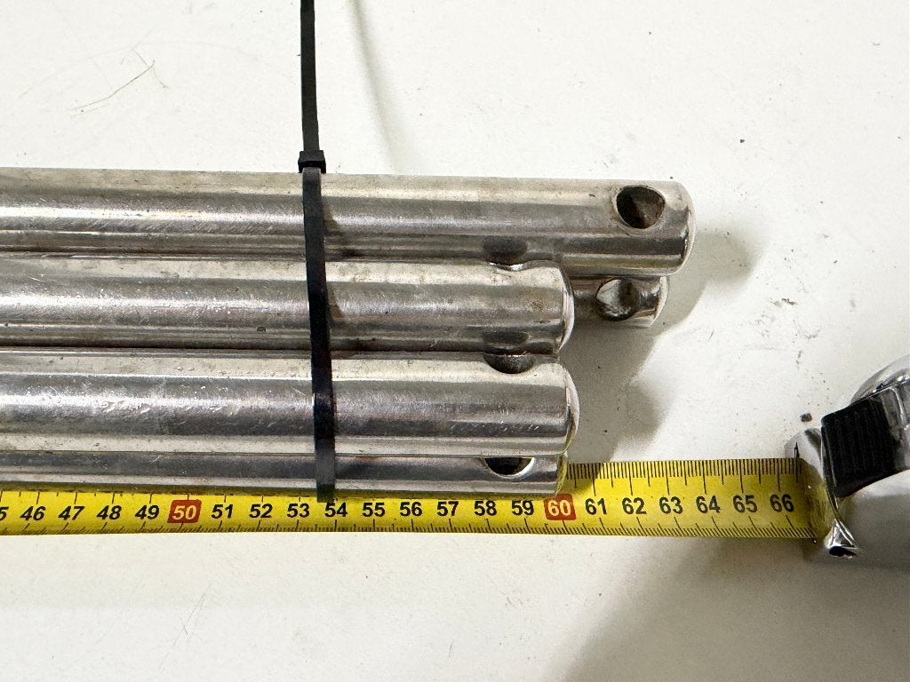 6 x Aluminium scepter 64 cm/60 cm, Ophalen of Verzenden, Gebruikt, Overige typen