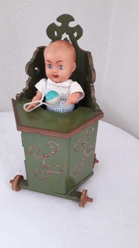 HINDELOOPEN KINDERSTOEL POP, Ophalen of Verzenden