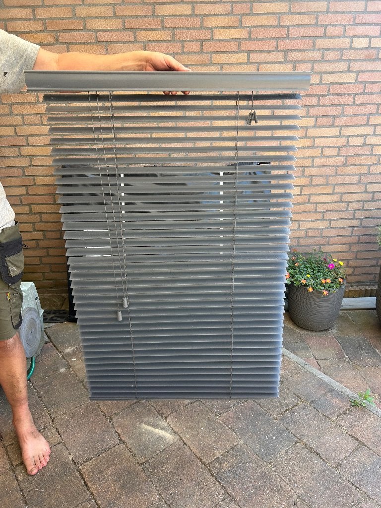 Rolgordijn, Ophalen, Jaloezie, Gebruikt, 117 cm