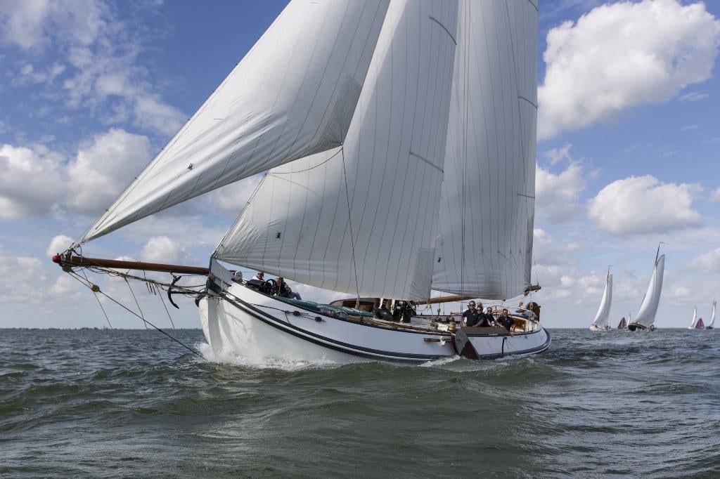 lemsteraak te koop, vaar deze vakantie met uw eigen schip, Gebruikt, Staal, Diesel, Ophalen of Verzenden