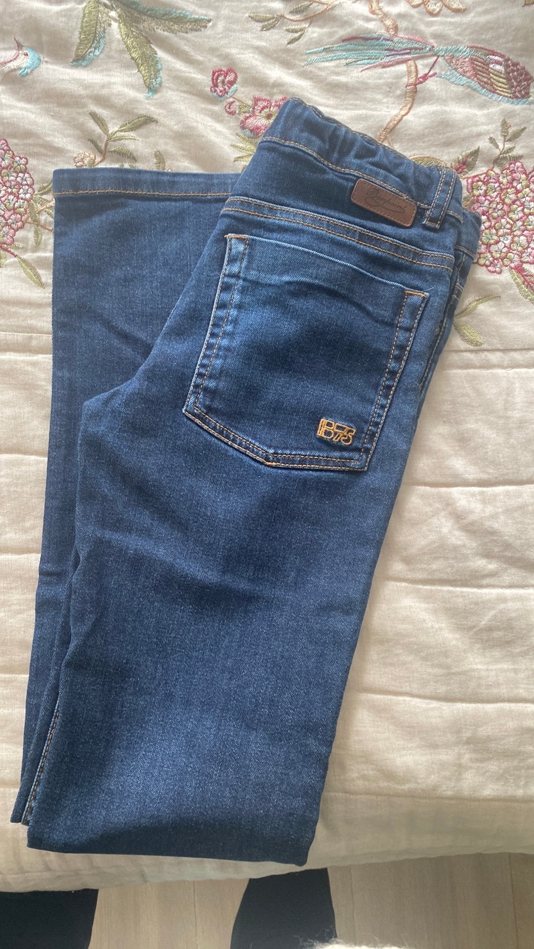 Donkerblauwe Bonpoint jeans voor kinderen, Ophalen of Verzenden, Zo goed als nieuw, Jongen of Meisje