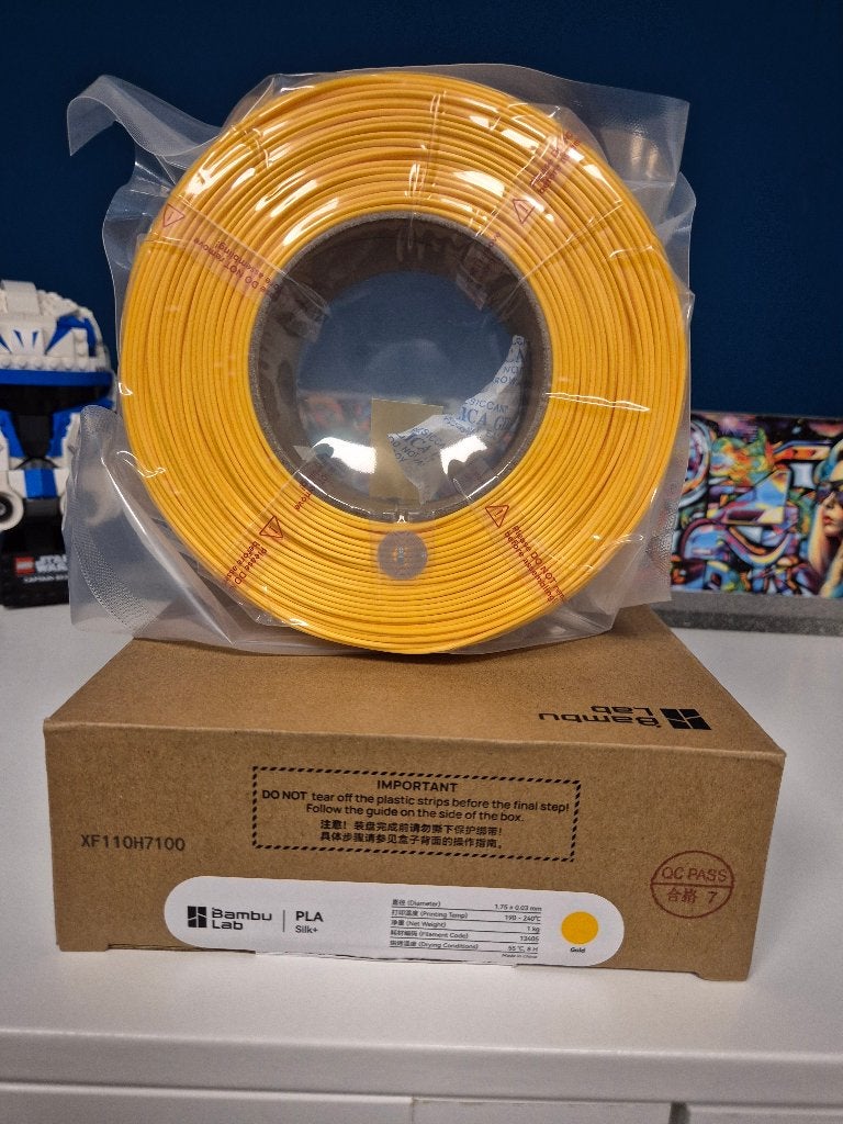 Bambu Lab PLA Silk+ refill - Gold (1kg), Computers en Software, Ophalen of Verzenden, Nieuw, Filamentrollen