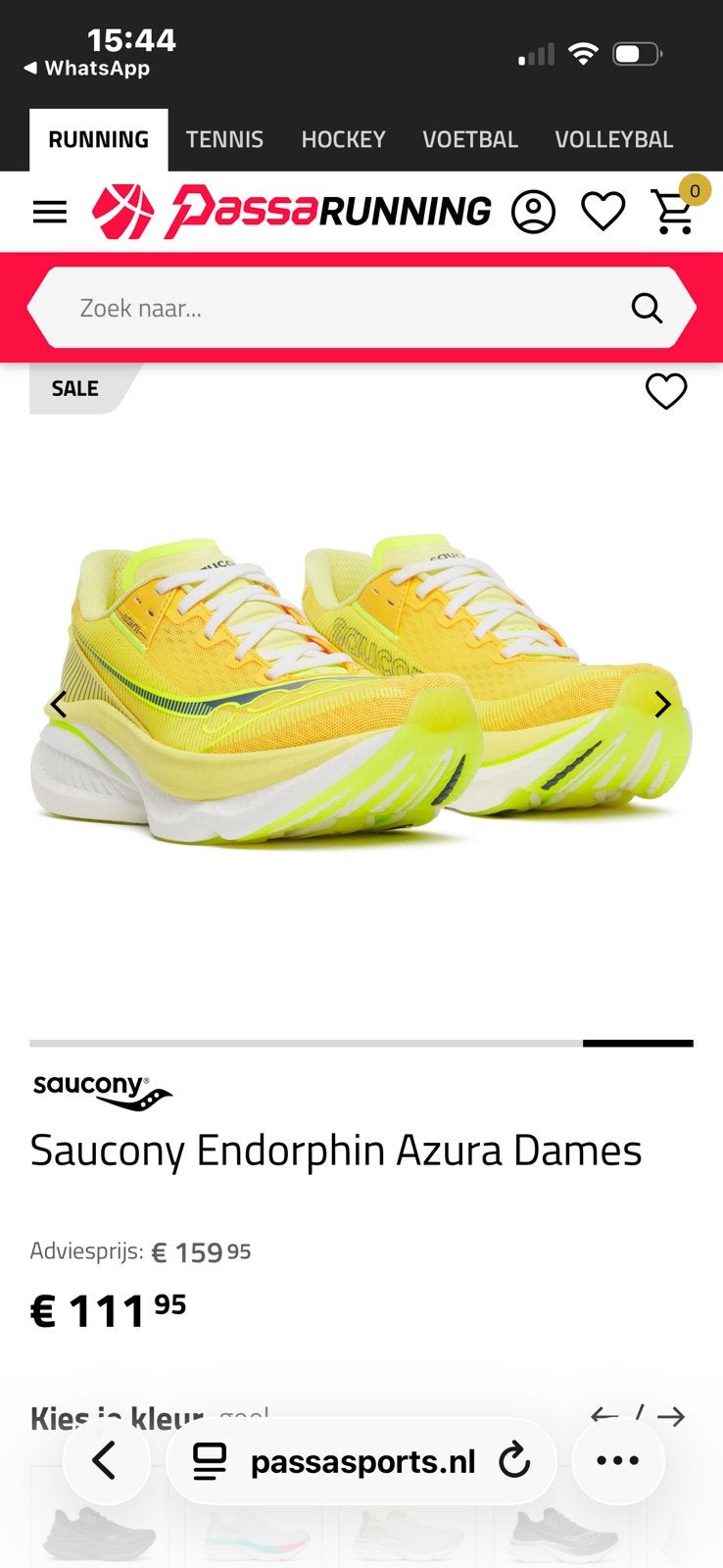 Saucony dames hardloop schoenen maat 41, Ophalen of Verzenden, Zo goed als nieuw, Hardloopschoenen, Overige merken