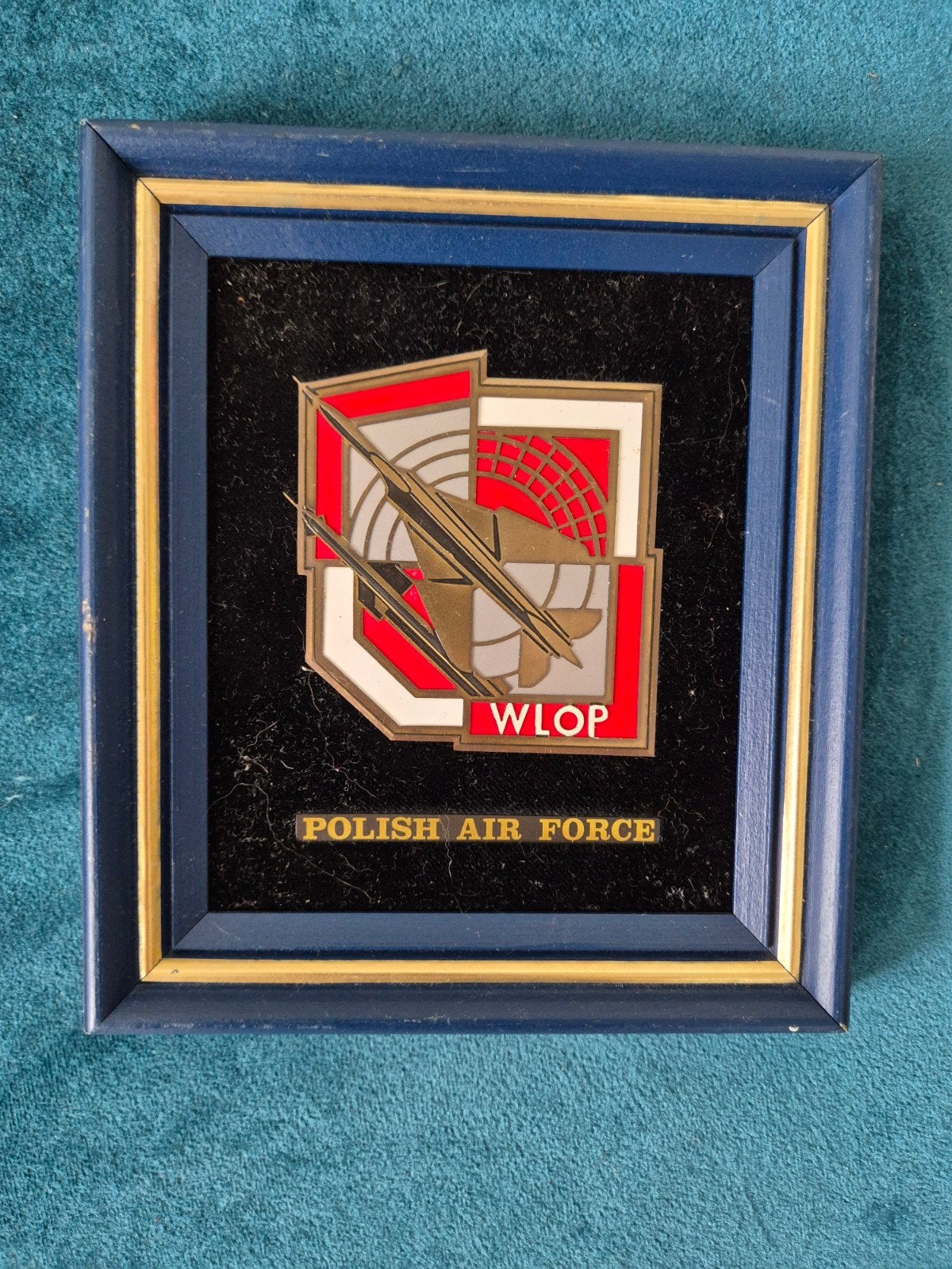 Wapenschild WLOP Polish Air Force, Ophalen of Verzenden, Luchtmacht, Embleem of Badge