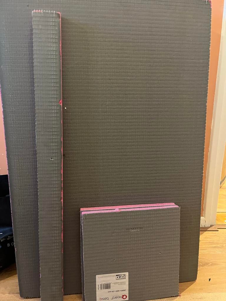 Qboard basiq isolatieplaat 20mm - ca. 1m², Overige materialen, Nieuw, Minder dan 5 m², Muurisolatie