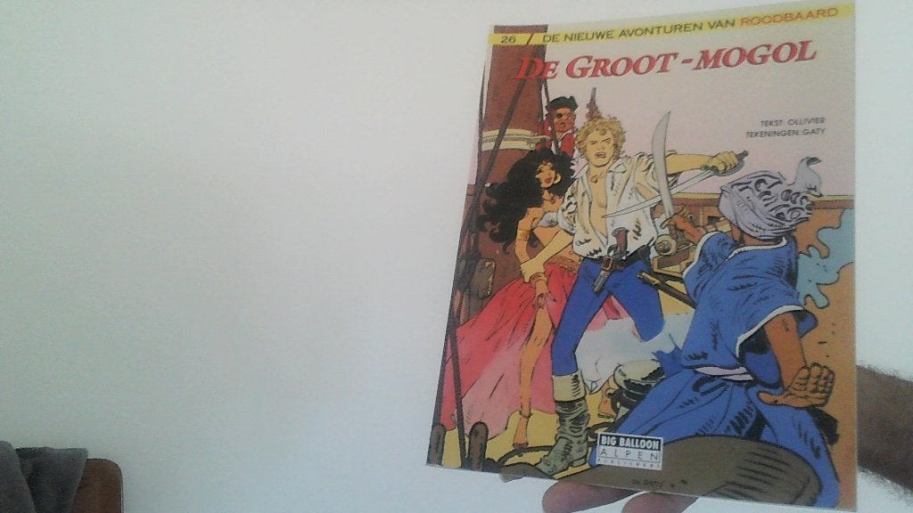 roodbaard nr 26 de groot-mogol eerste druk 1992, Eén stripboek, Ophalen of Verzenden, Zo goed als nieuw