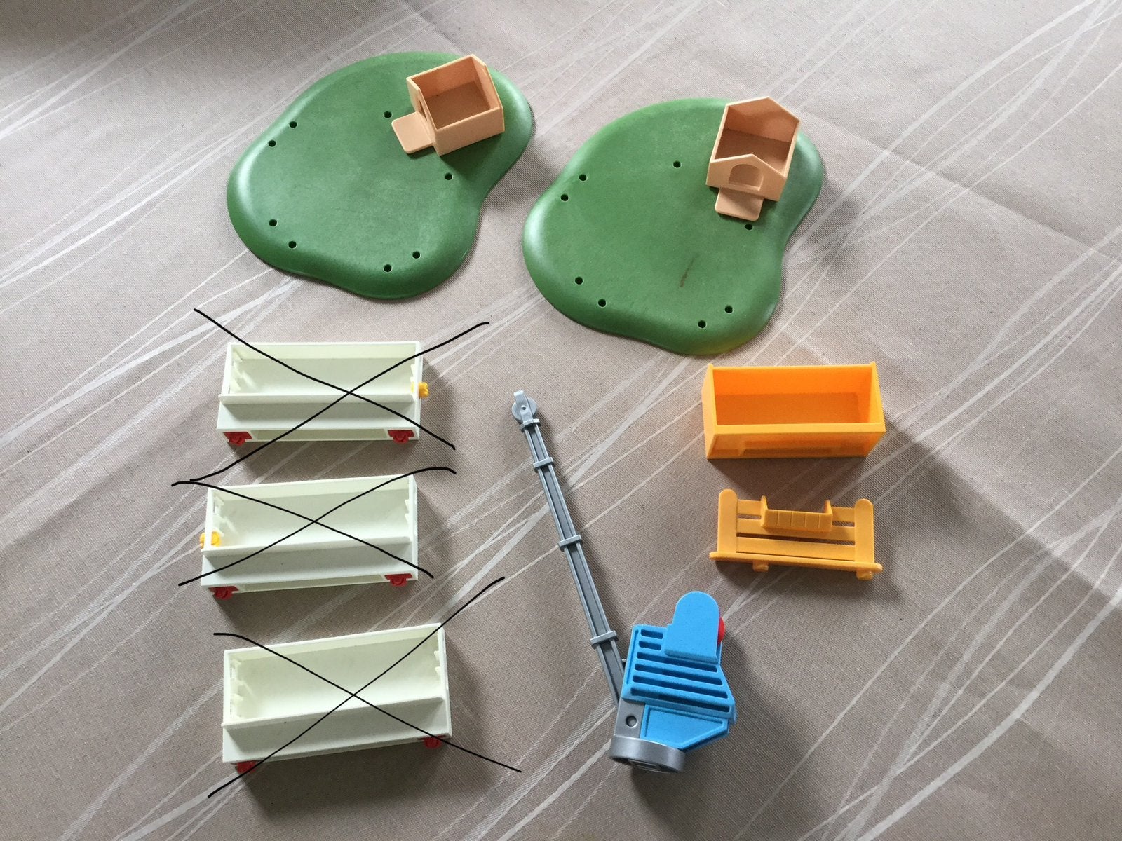 Playmobil slagboom, caviahok., Ophalen of Verzenden, Gebruikt, Losse onderdelen