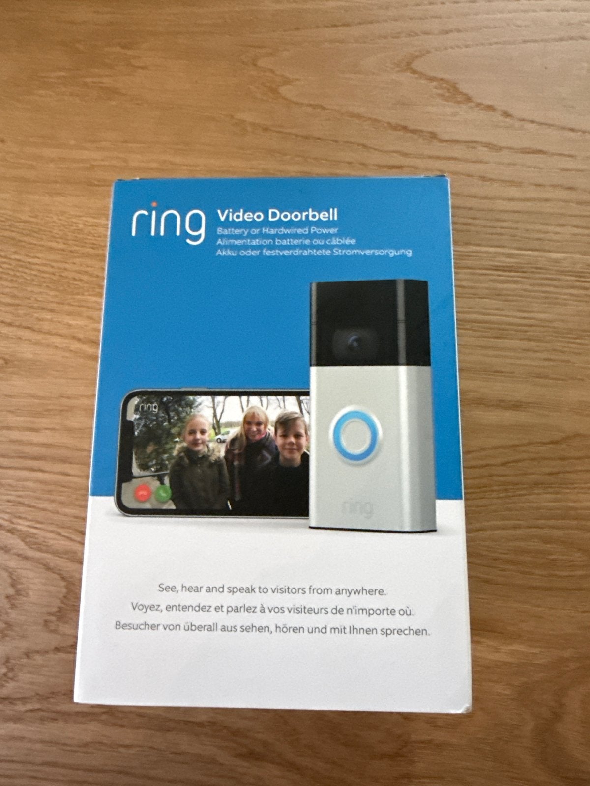 Ring Video Deurbel - Bedraad, Gebruikt, Verzenden, Overige typen, Overige soorten