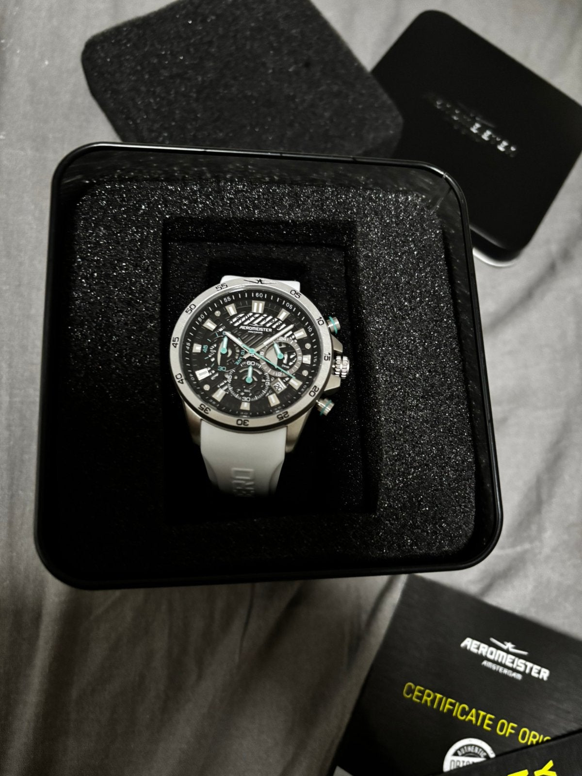 Aeromeister driver am5105 chrono, Overige merken, Staal, Polshorloge, Nieuw
