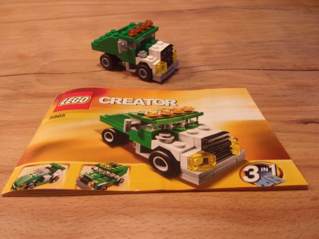 Lego Creator 5865-1 Mini Dumper uit 2010 (2), Kinderen en Baby's, Speelgoed | Duplo en Lego, Gebruikt, Lego, Compleet, Ophalen of Verzenden