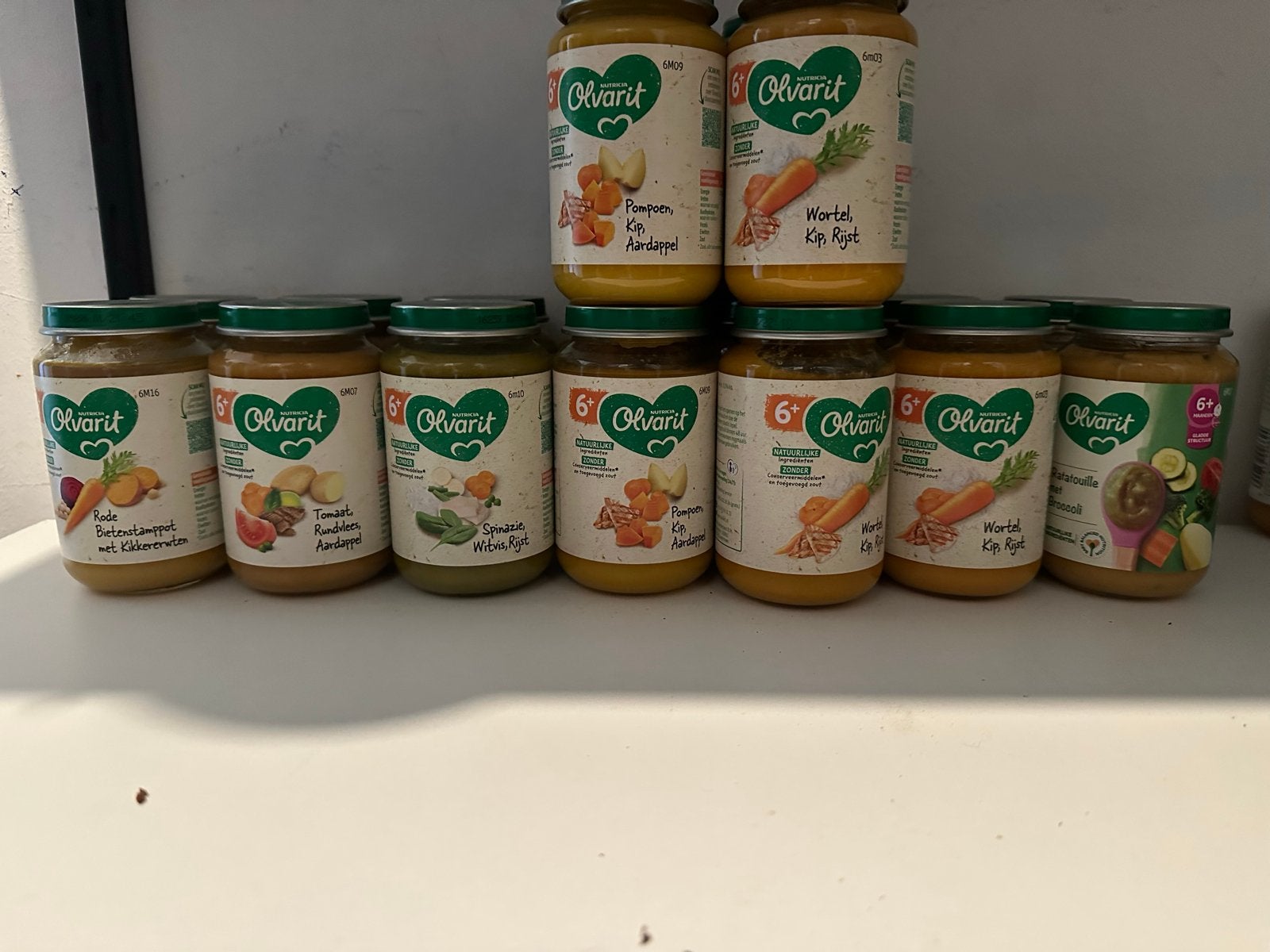 Olvarit babyvoeding potjes - diverse smaken, Ophalen, Nieuw, Babyvoedingmaker, Overige merken