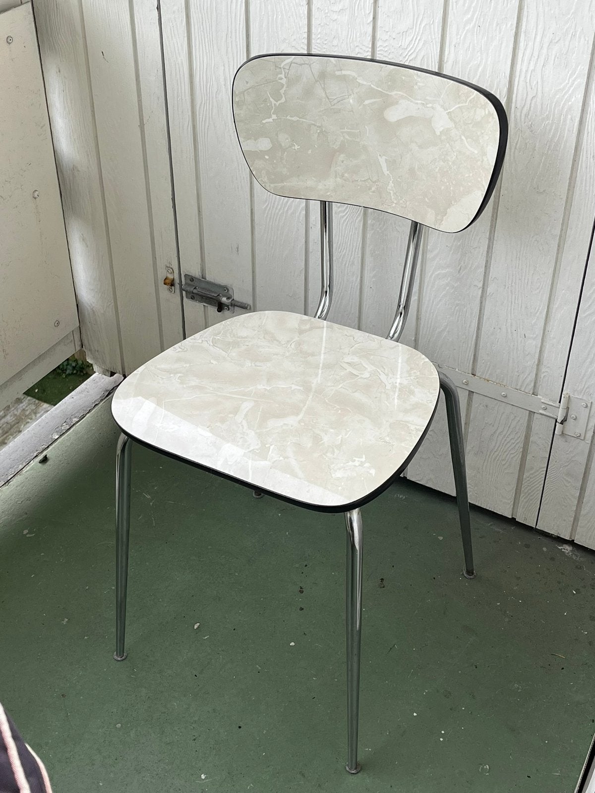 Vintage stoel, Ophalen, Bruin, Eén