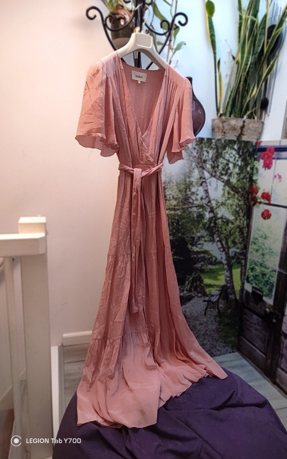 Ba&sh Maxi Jurk Roze Maat 34 (XS), Kleding | Dames, Jurken, Nieuw, Ophalen of Verzenden, Ba&sh, Roze