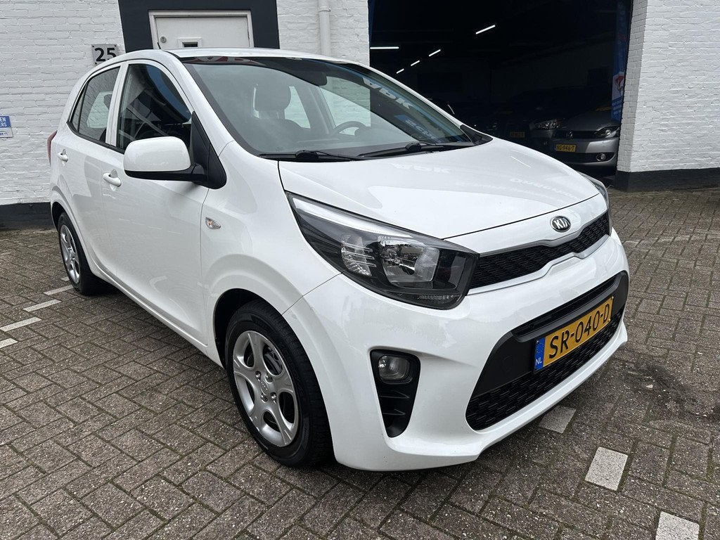 Kia Picanto 1.0 CVVT EconomyPlusLine /Airco/Nieuwe apk bij a, Voorwielaandrijving, Stof, Gebruikt, Euro 6