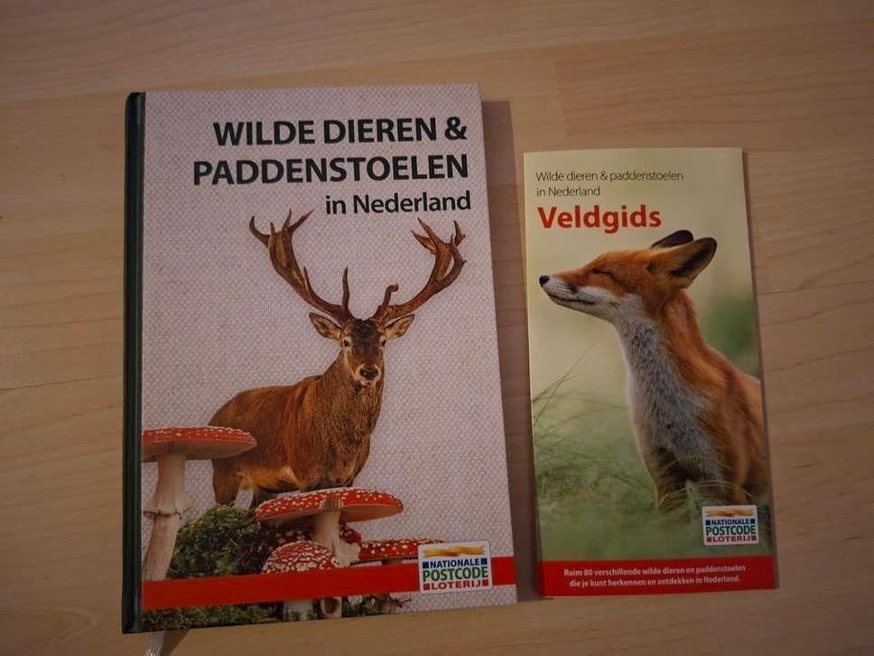 Wilde Dieren & Paddenstoelen in Nederland + Veldgids, Boeken, Natuur, Nieuw, Overige onderwerpen, Ophalen of Verzenden