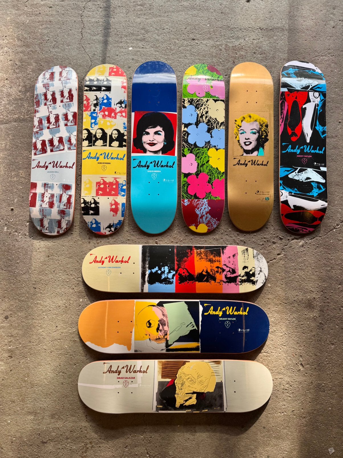 Alien Workshop X Andy Warhol iconische skateboard collectie, Ophalen, Zo goed als nieuw