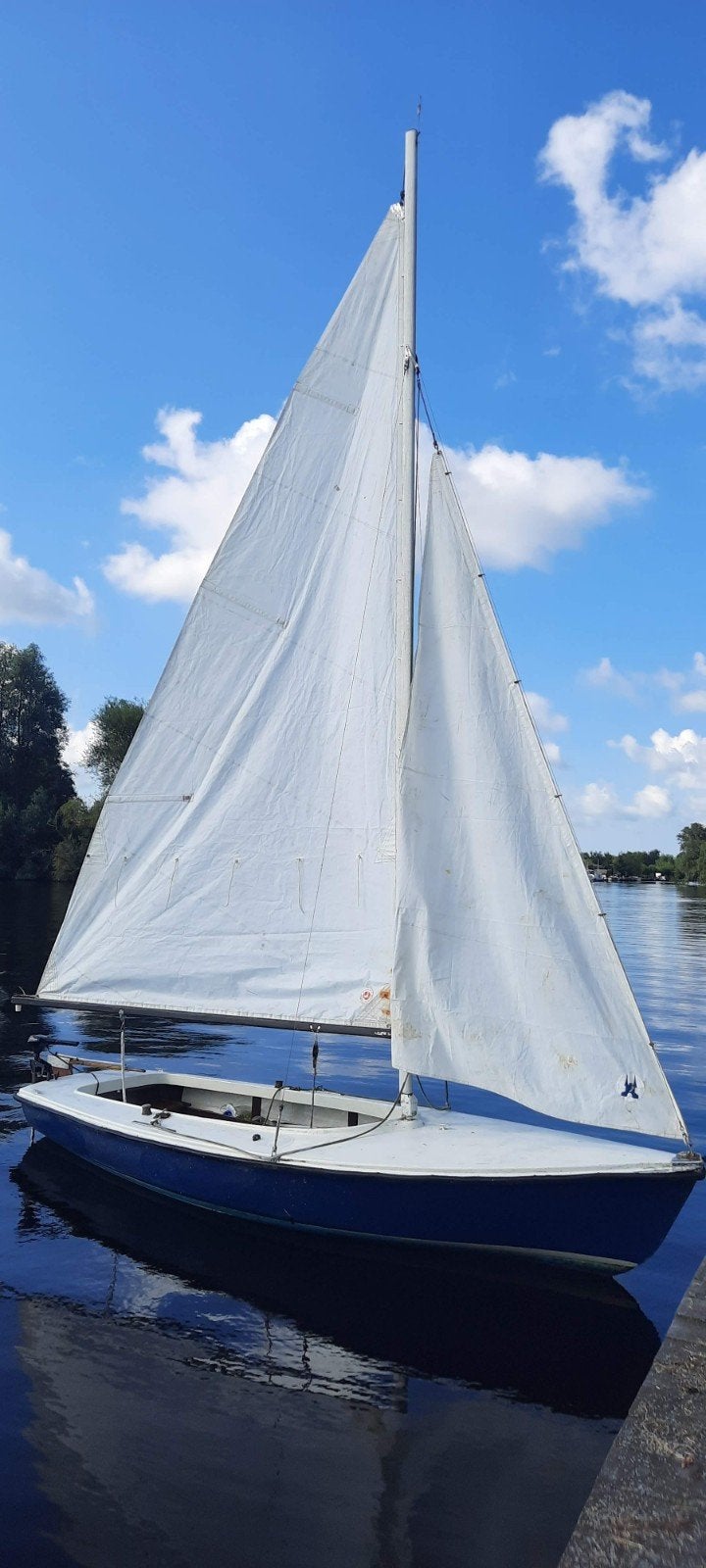 Ceintaur zeilboot met fok en Genua., Watersport en Boten, Ophalen, Gebruikt, Genua of Fok, Minder dan 15 m²