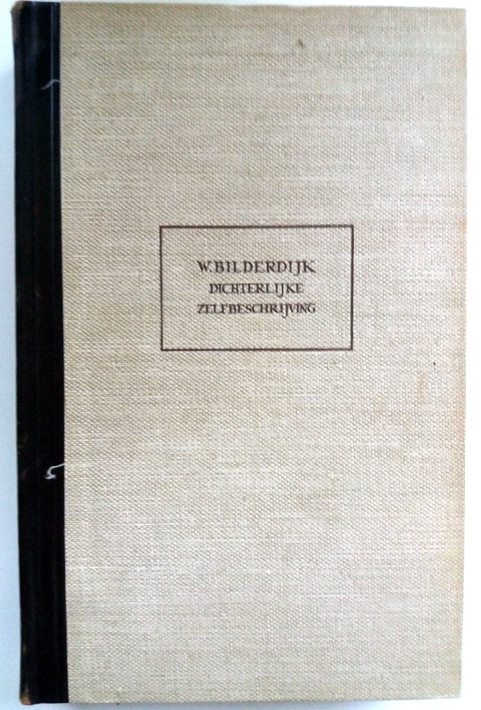 W. Bilderdijk - Dichterlijke zelfbeschrijving, Antiek en Kunst, Ophalen of Verzenden, Willem Bilderdijk