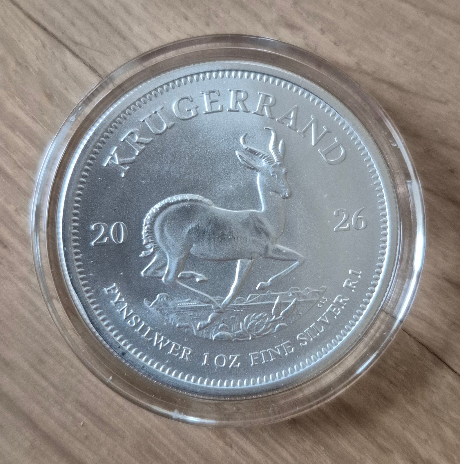 1 oz zilver Krugerrand 2026, Ophalen of Verzenden, Zilver