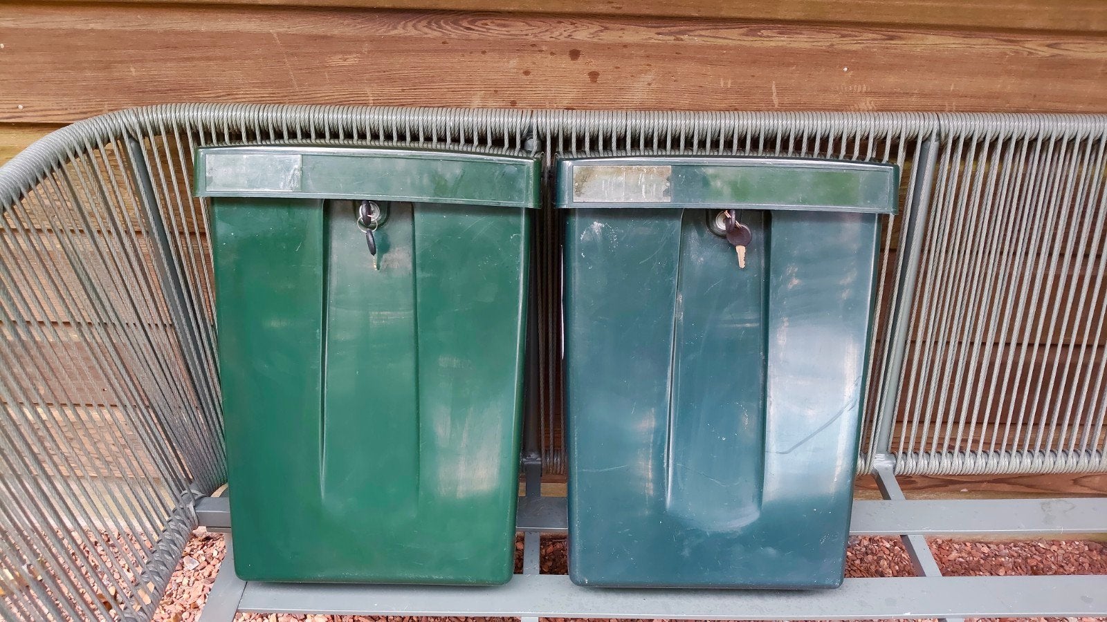brievenbus PTT incl. sleuteltjes, Tuin en Terras, Ophalen of Verzenden, Gebruikt, Kunststof