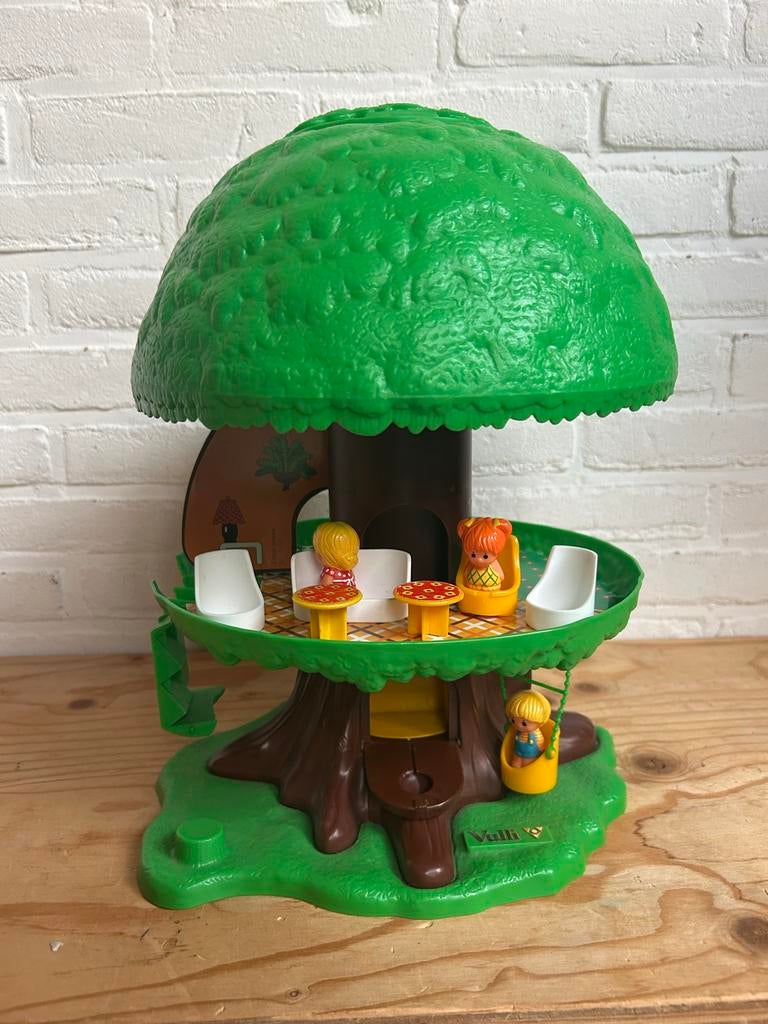 Vulli boomhut speelset met poppetjes, Ophalen of Verzenden, Gebruikt, Jongen of Meisje