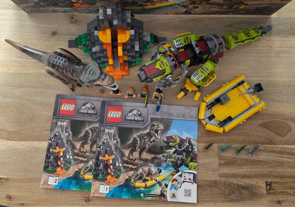 Zeldzame Lego Jurassic Park World Dino 75938 T-Rex, Ophalen of Verzenden, Zo goed als nieuw, Complete set, Lego