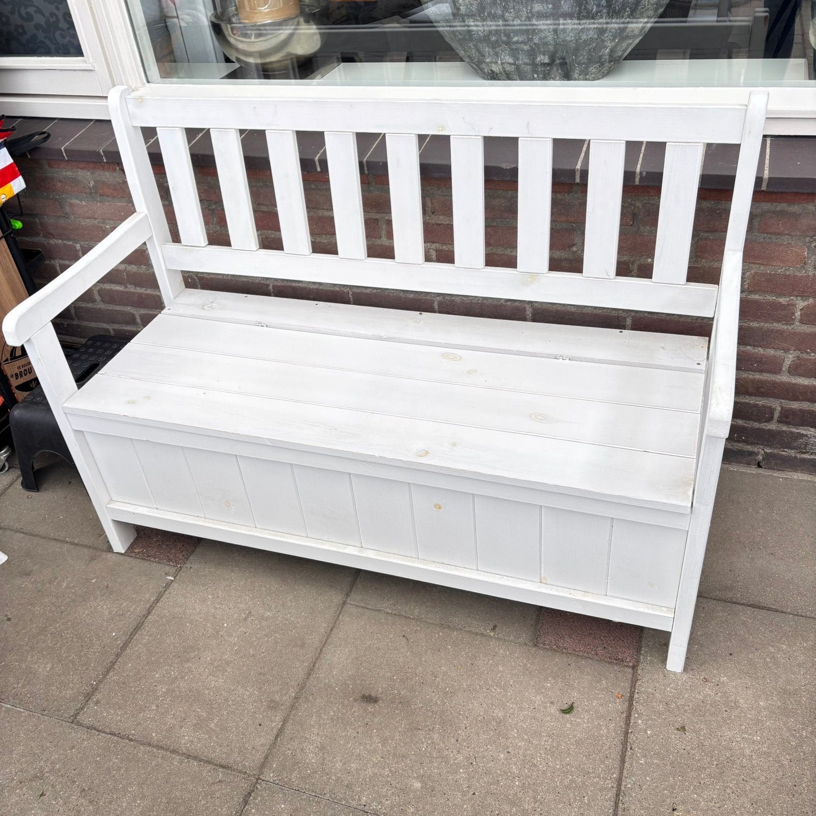 Klepbank ikea grenen, Tuin en Terras, Ophalen, Zo goed als nieuw, Hout