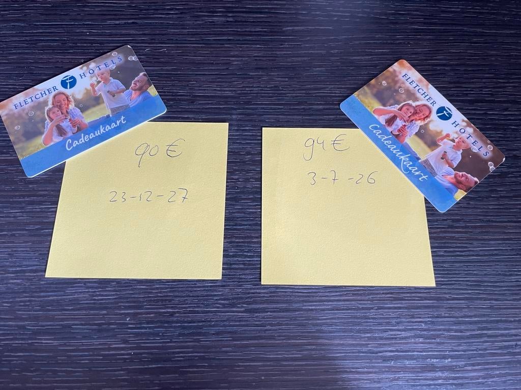 Cadeaupassen saldo 184 euro Fletcher!, Tickets en Kaartjes, Hotelbonnen, Twee personen, 1 overnachting