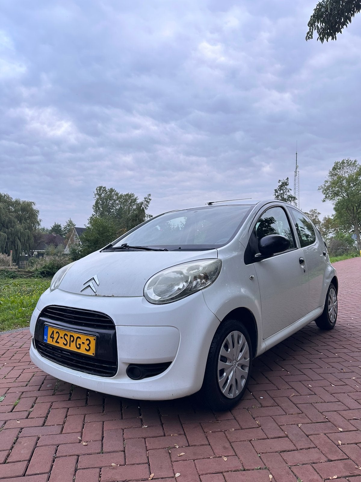 Citroën C1 5DRS 2011 Wit | Airco | NAP logisch, Auto's, Voorwielaandrijving, 4 stoelen, C1, Origineel Nederlands